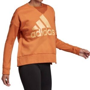 Adidas ID Glam Crewneck Sweatshirt in Copper 🆕